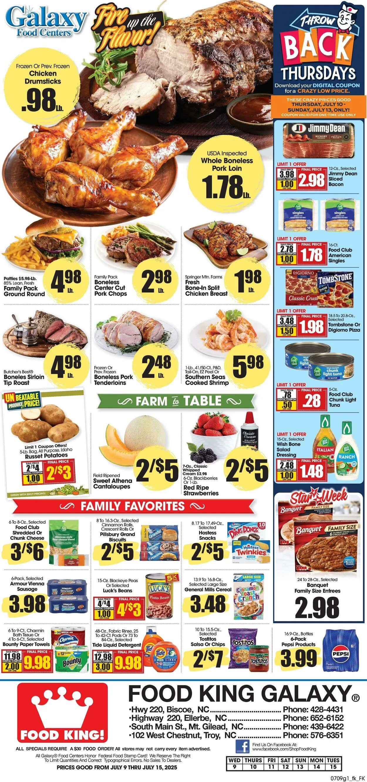 Weekly ad Food King Current weekly ad from July 9 to July 15 2025 - Page 1