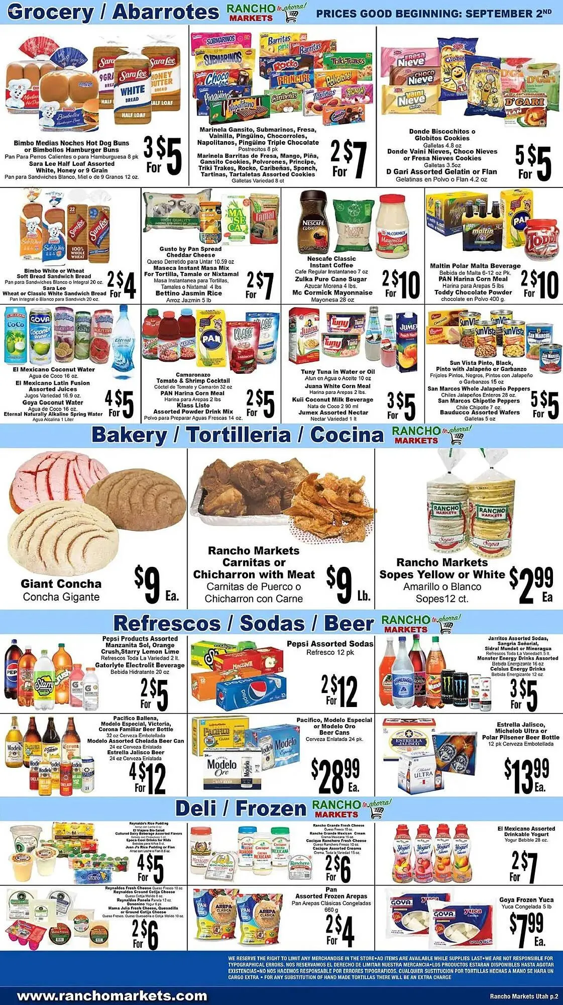 Weekly ad Rancho Markets weekly ad from September 2 to September 9 2025 - Page 2