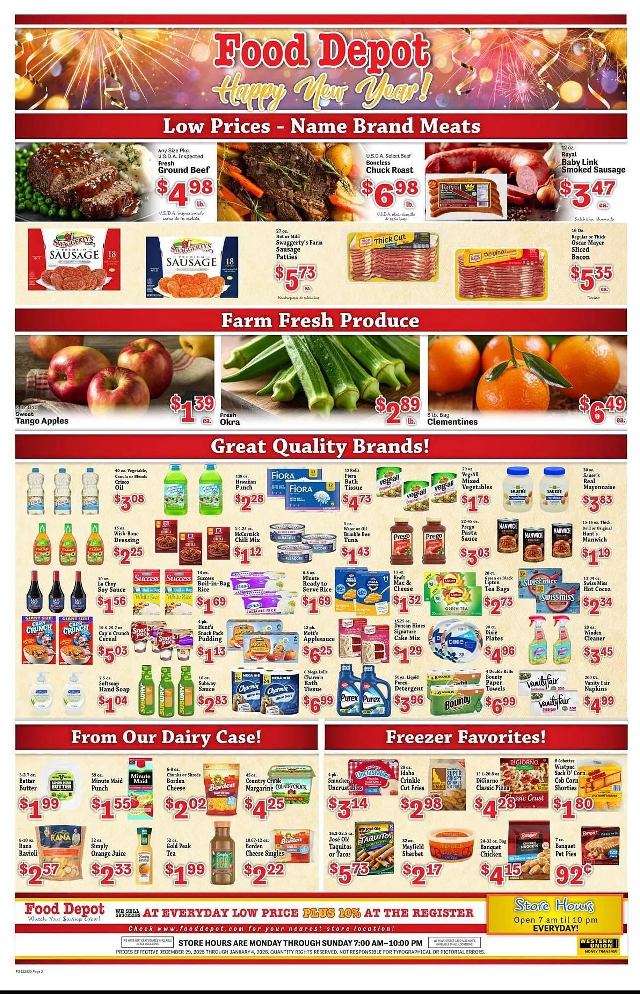 Weekly ad Food Depot weekly ad from December 29 to January 4 2026 - Page 2