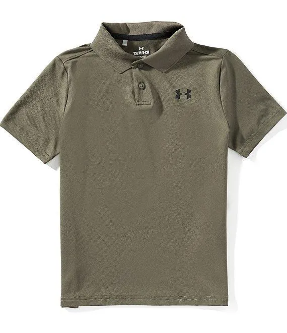 Big Boys Short Sleeve Performance Polo Shirt