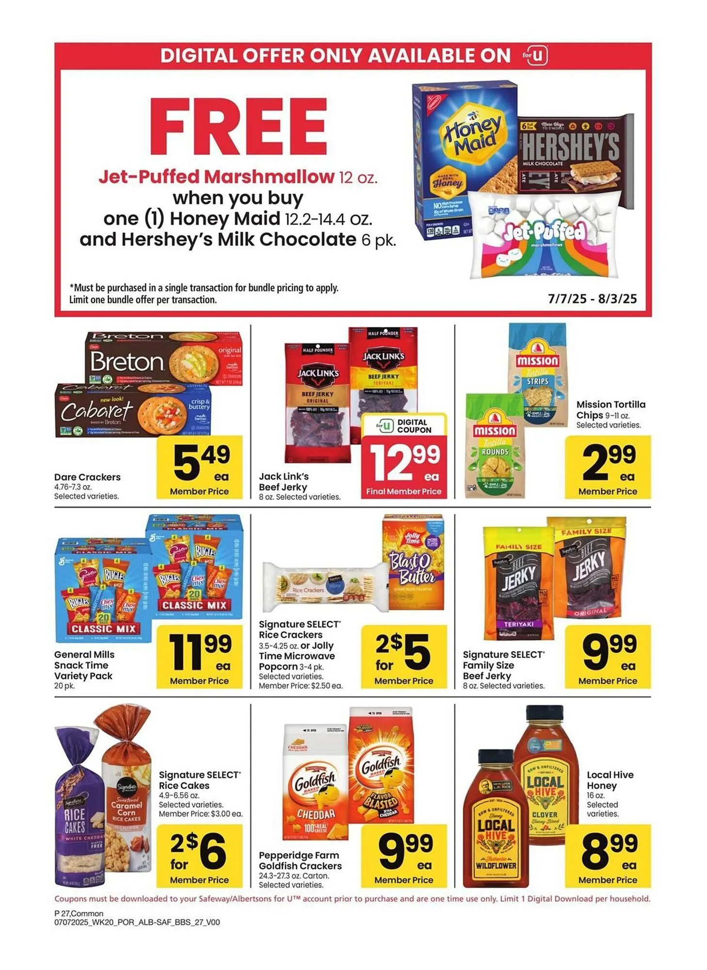 Weekly ad Albertsons Weekly Ad from July 7 to August 3 2025 - Page 27