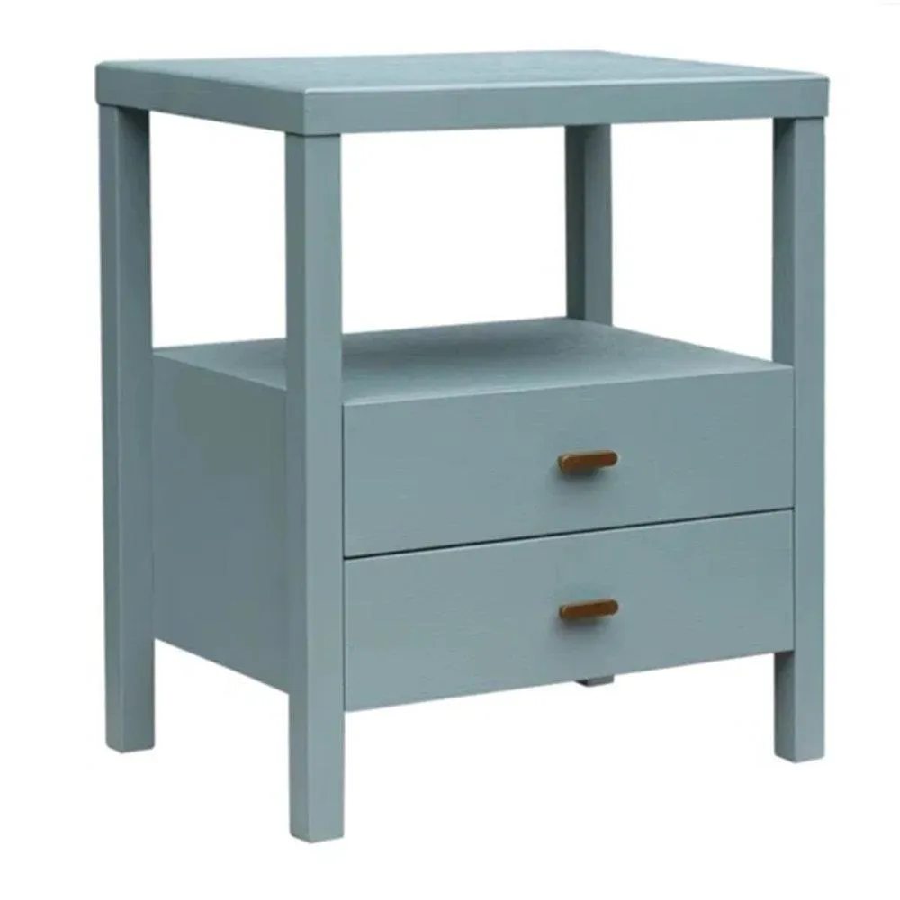 Francisca 2 - Drawer Solid Wood Nightstand