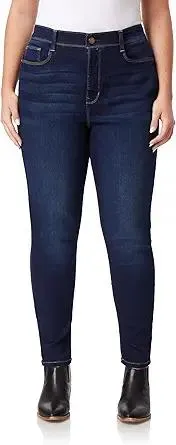 Angels Forever Young Women's 360 Sculpt Skinny Mid-Rise Jeans (Standard and Plus)