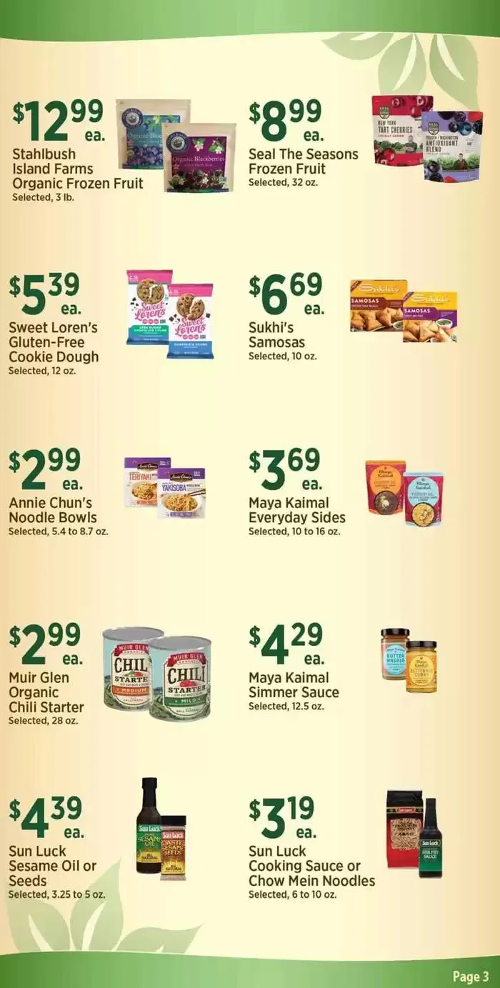 Weekly ad Yoke's Fresh Market Nature's Corner from March 26 to April 22 2025 - Page 3