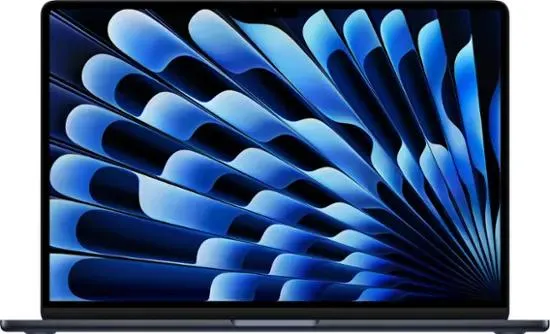 Apple - Geek Squad Certified Refurbished MacBook Air 15" Laptop - M2 chip - 8GB Memory - 256GB SSD - Midnight