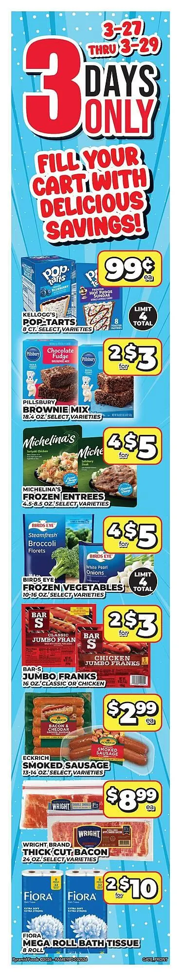 Weekly ad Price Cutter weekly ad from March 27 to March 29 2026 - Page 1