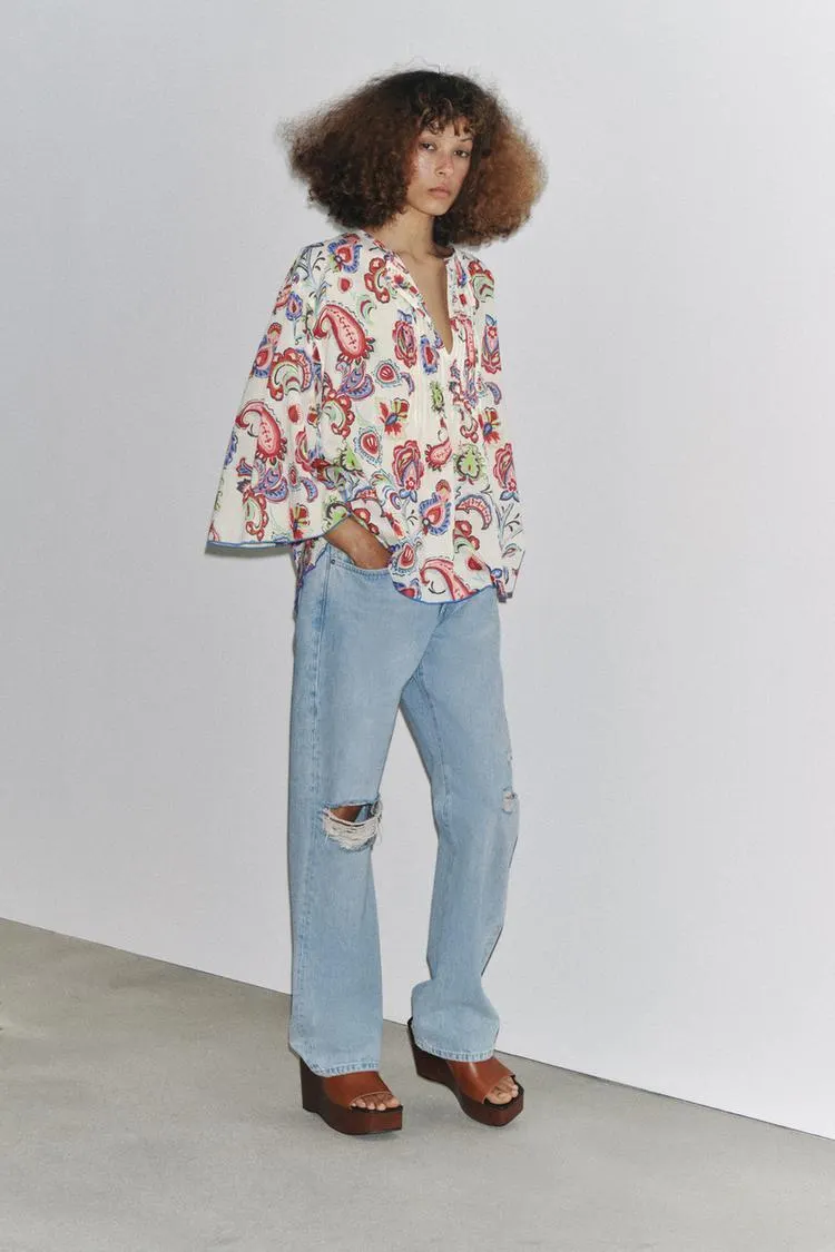 ZW COLLECTION PRINTED SHIRT