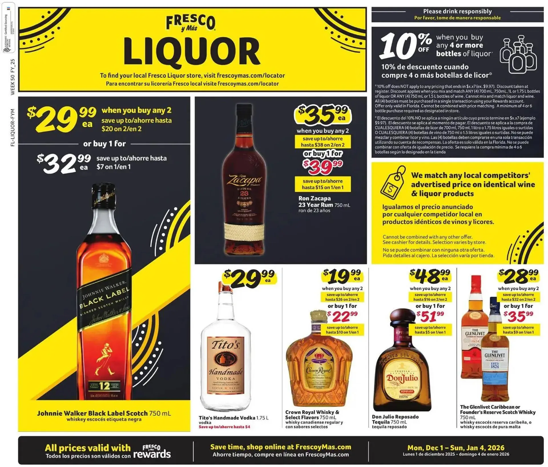 Weekly ad Fresco y Más weekly ad from December 1 to January 4 2026 - Page 1