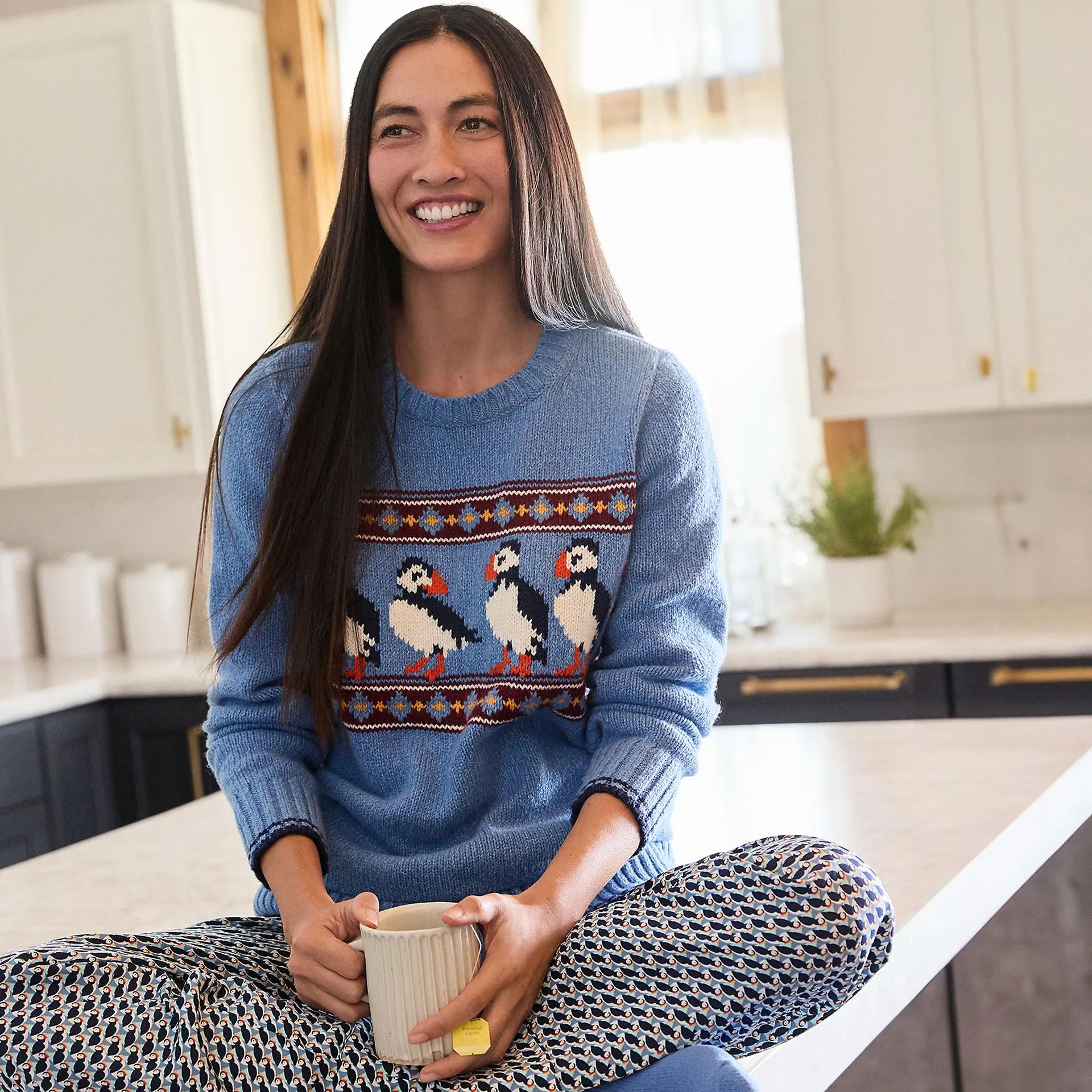 Women's Cozy Lofty Crew Neck Sweater