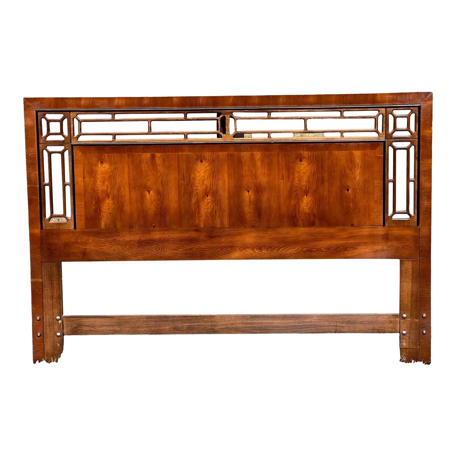 Vintage Mid-Century Modern Full Size Headboard by Hickory White