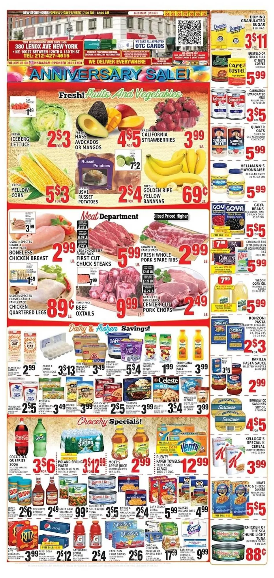 Weekly ad Pioneer Supermarkets Weekly Ad from July 4 to July 10 2025 - Page 1