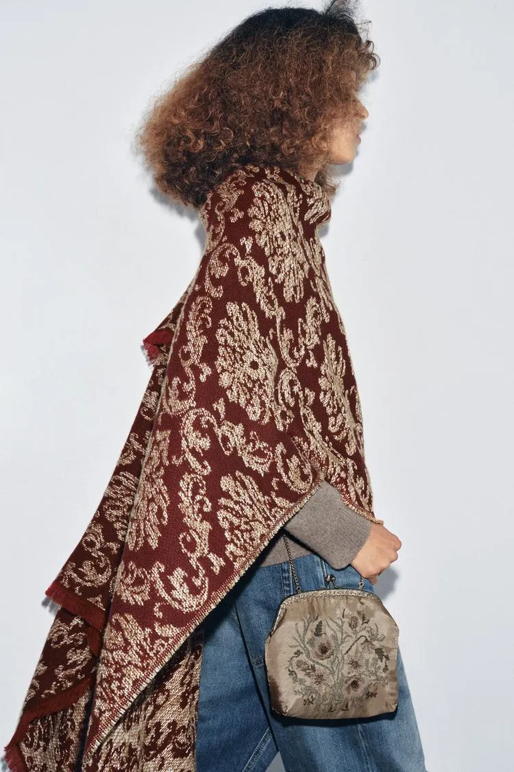 FLORAL EMBROIDERY BAG