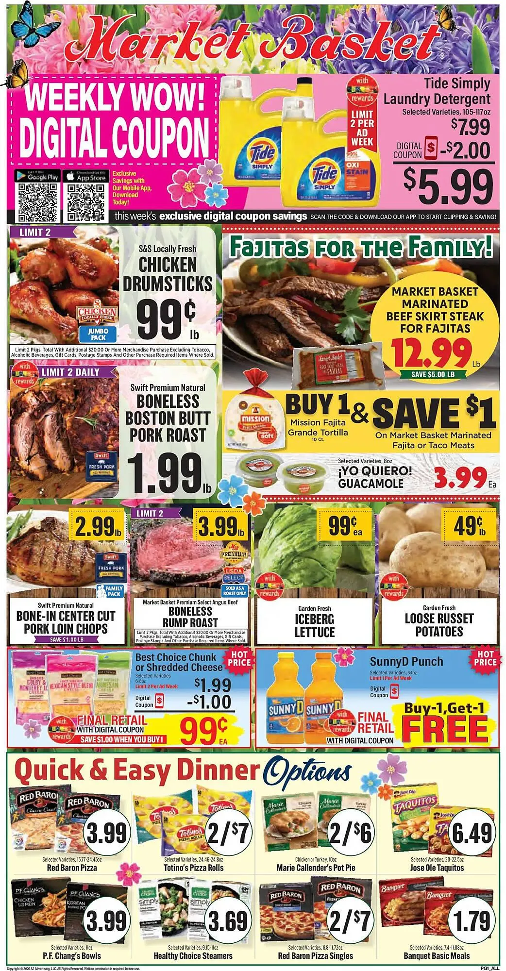 Weekly ad Market Basket weekly ad from April 22 to April 29 2026 - Page 1