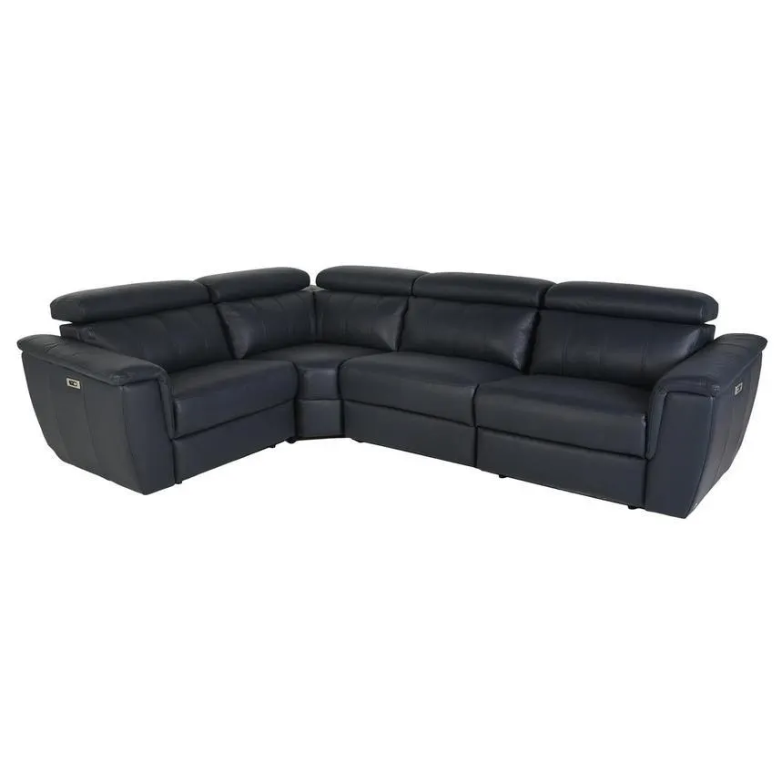 Washington Blue Power Reclining Sectional with 4PCS/2PWR