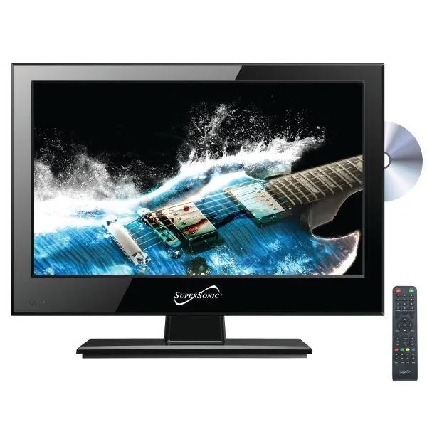 SuperSonic 13 Inch LED HDTV with Built-in DVD Player