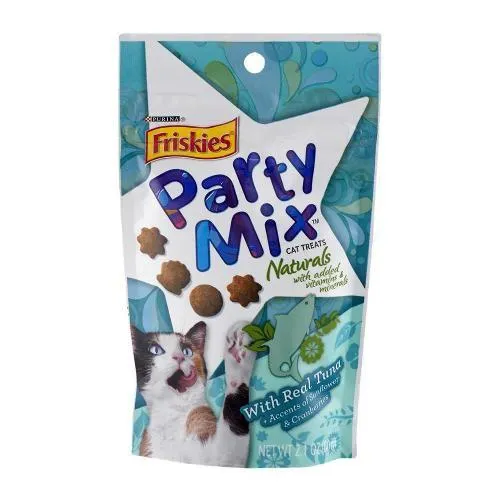 FRISKIES PARTY MIX CAT TREATS TUNA