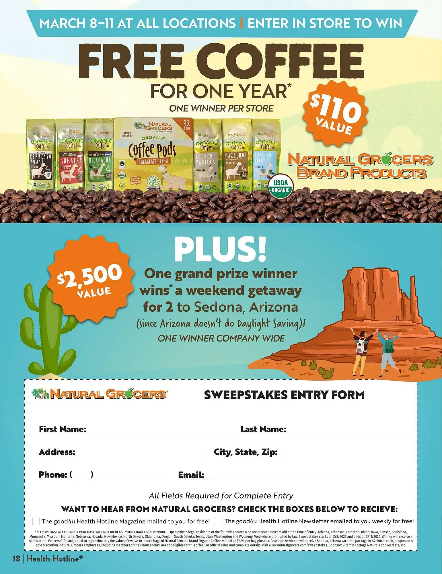 Weekly ad Natural Grocers ad from February 28 to March 22 2025 - Page 18