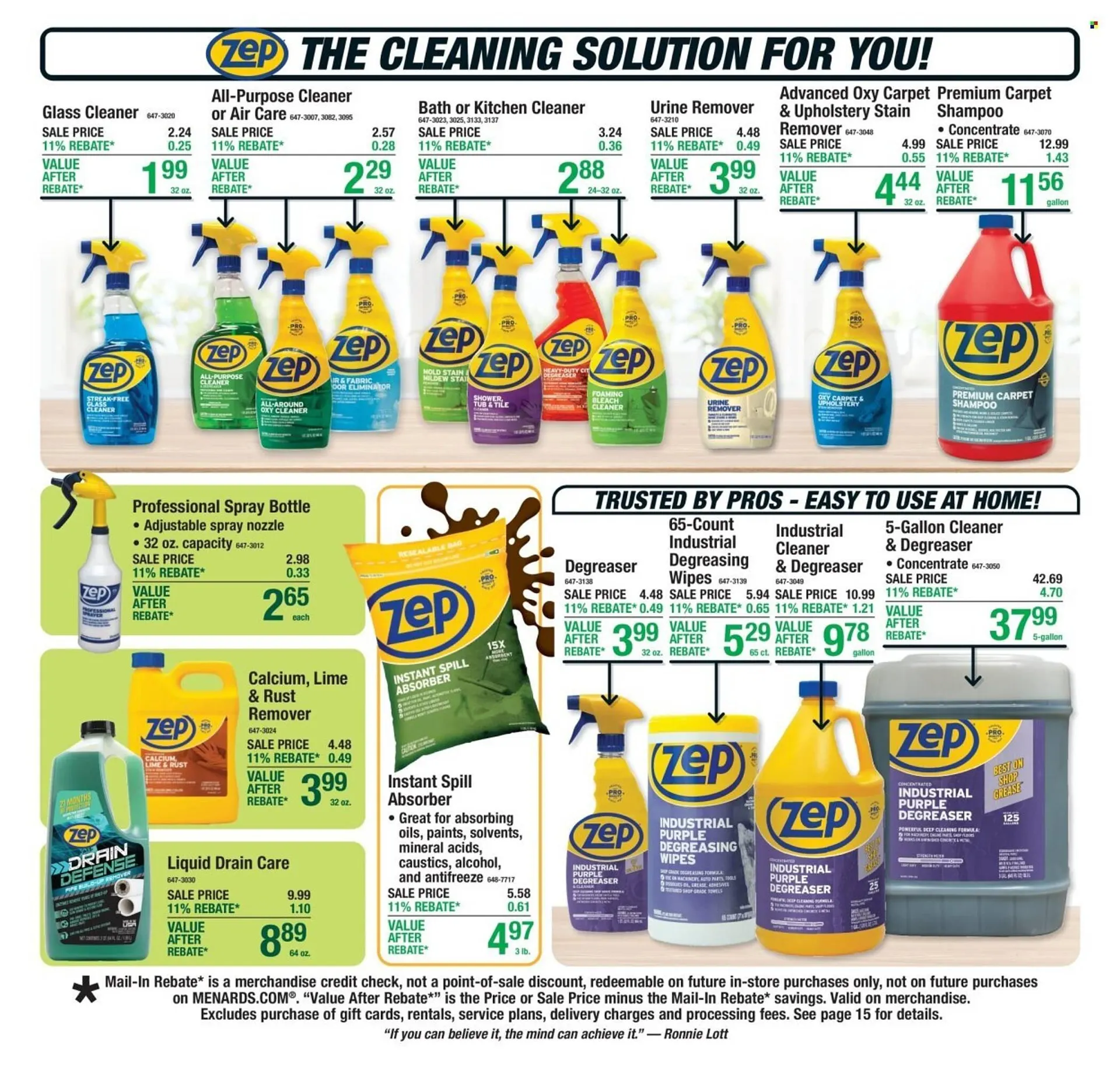 Weekly promotion Menards weekly ad spanning from April 2 to April 12 2026 - Page 18 for Catalogue 365