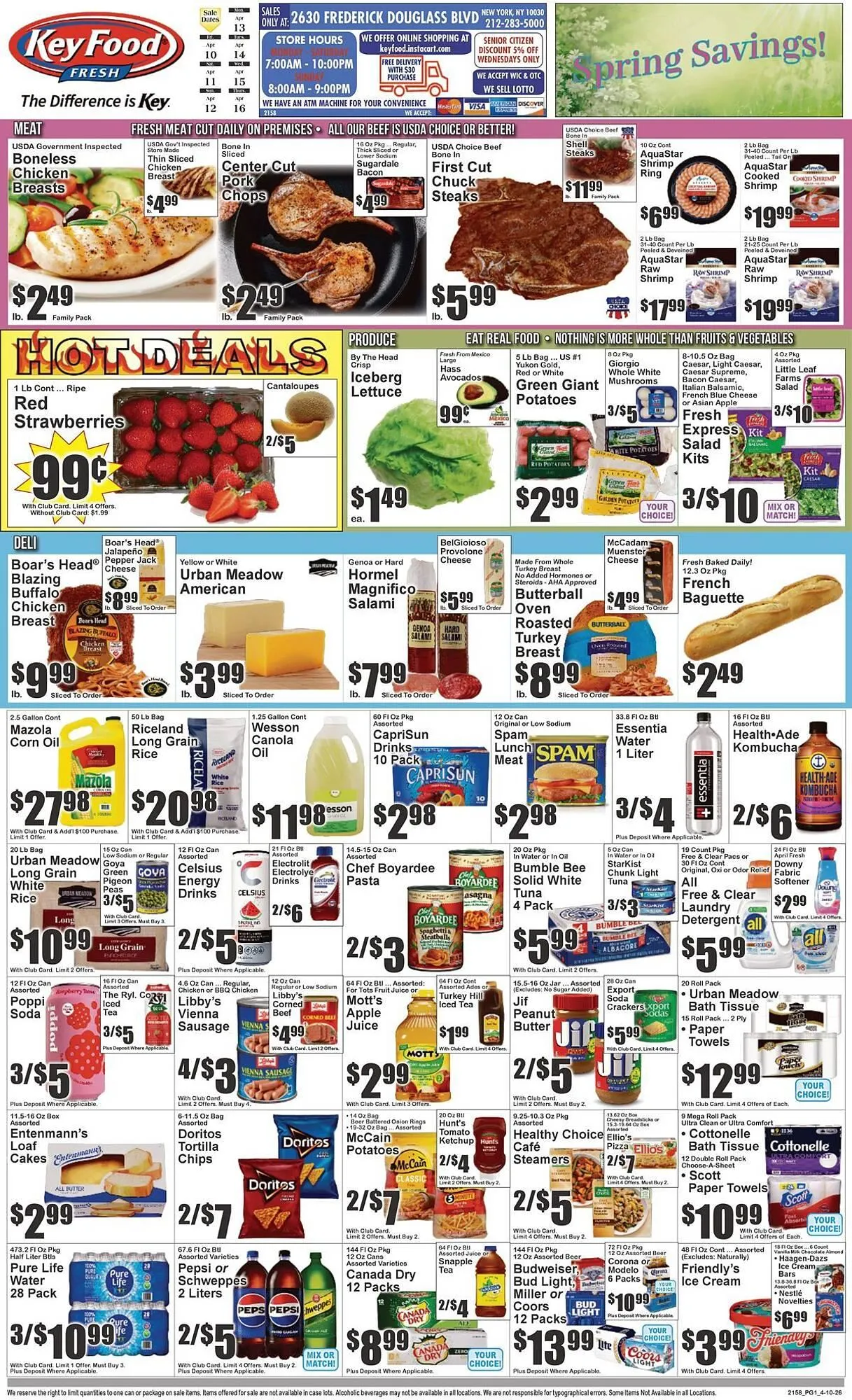 Weekly ad Key Food circular from April 13 to April 16 2026 - Page 1