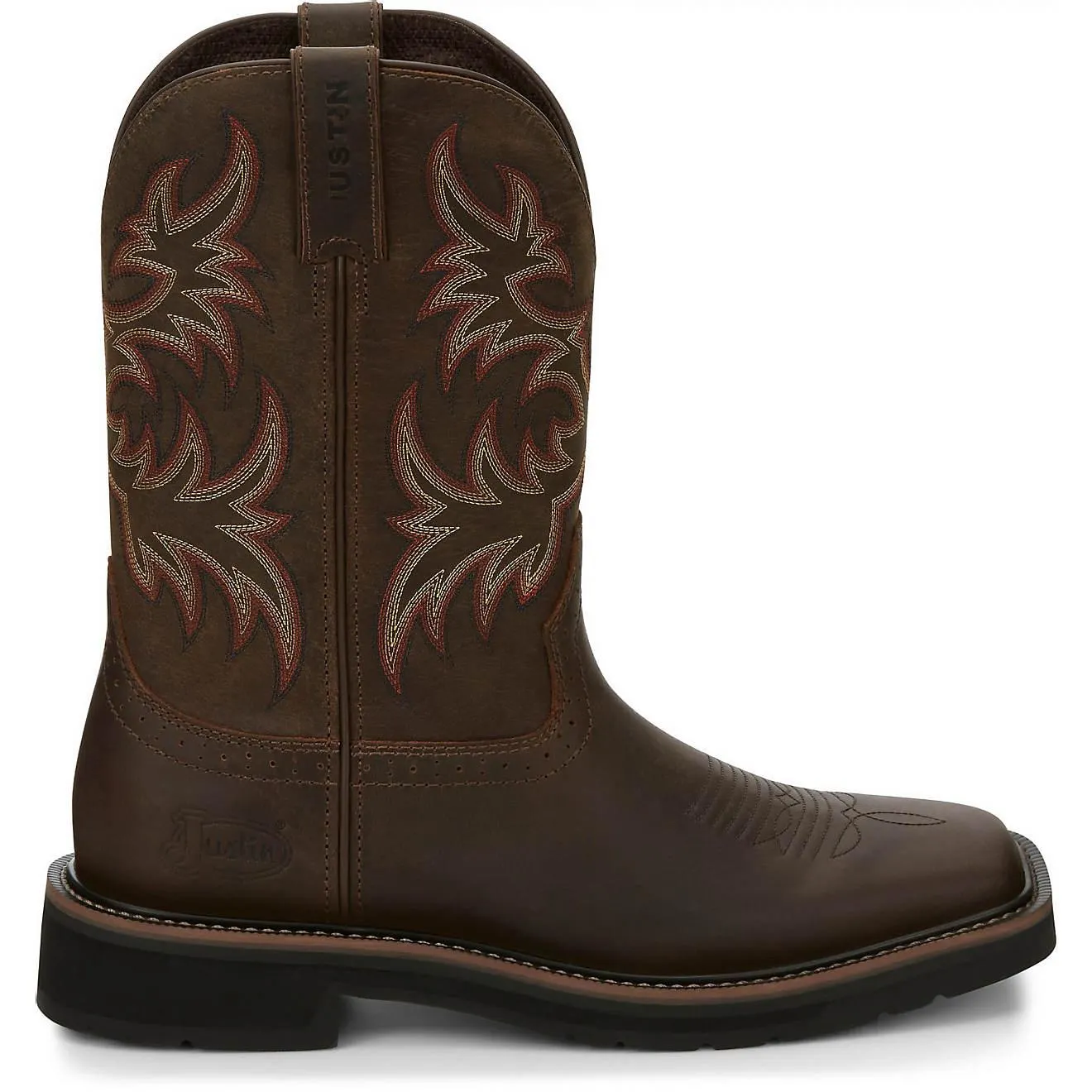 Justin Men's Stampede EH Wellington Leather Work Boots