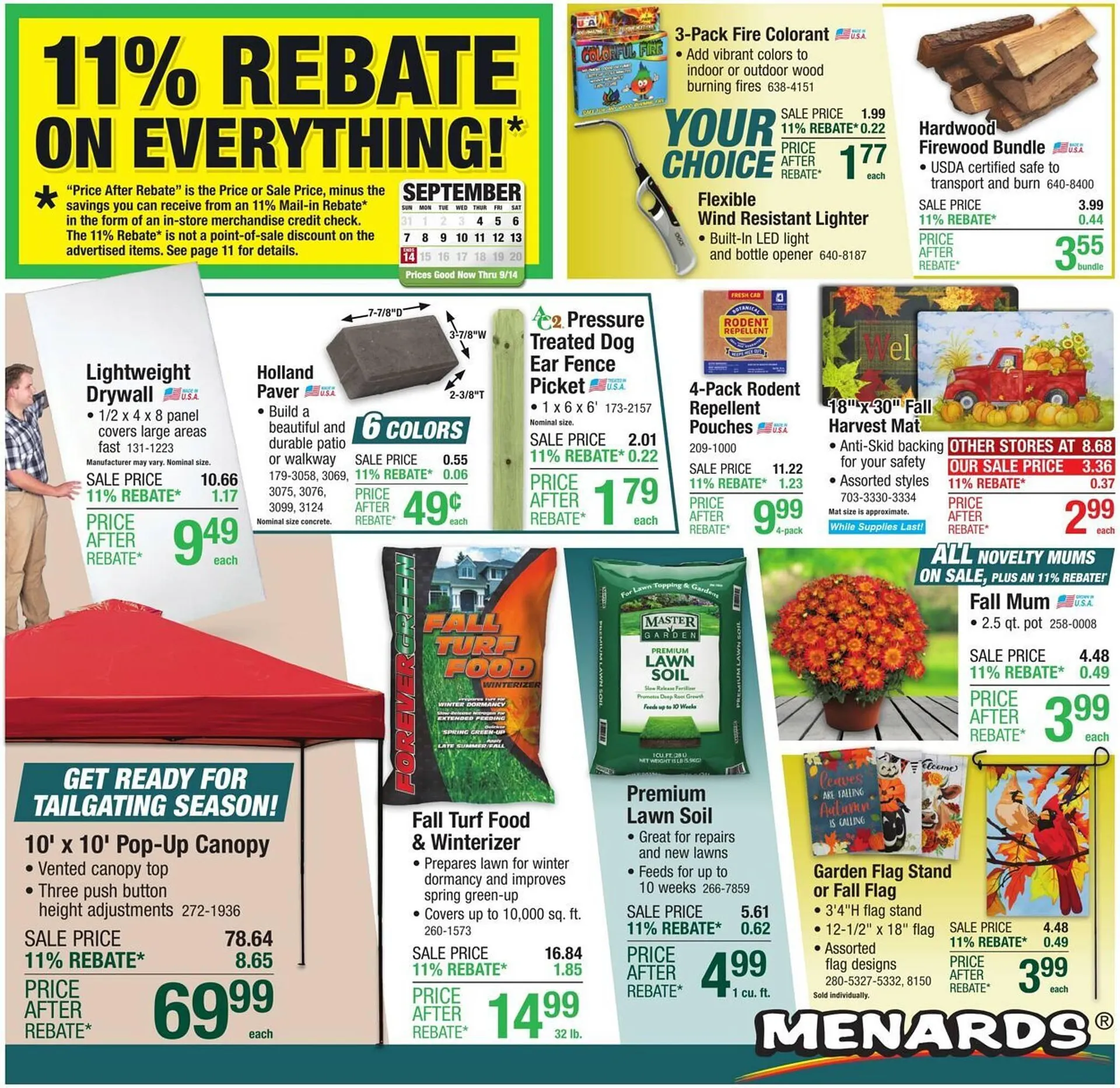 Menards weekly ad - 1
