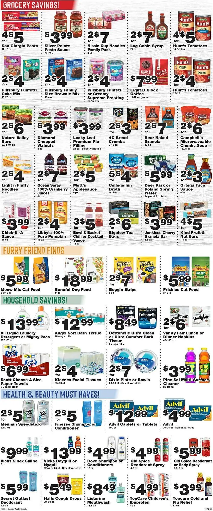 Weekly ad Boyer's Food Markets weekly ad from October 12 to October 18 2025 - Page 4