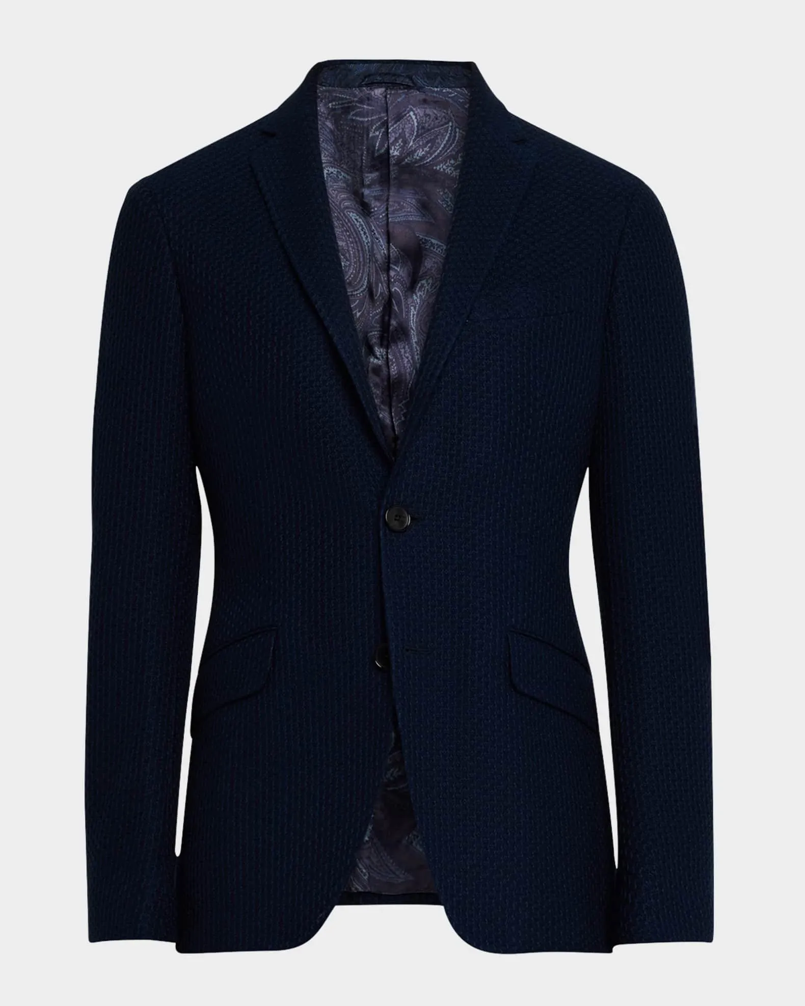 Men's Basic Textured Blazer
