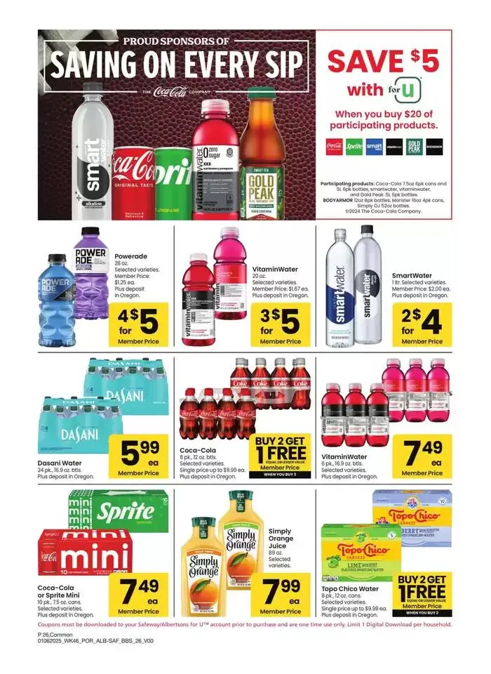 Weekly ad Albertsons - Portland - BBS from January 6 to February 2 2025 - Page 26