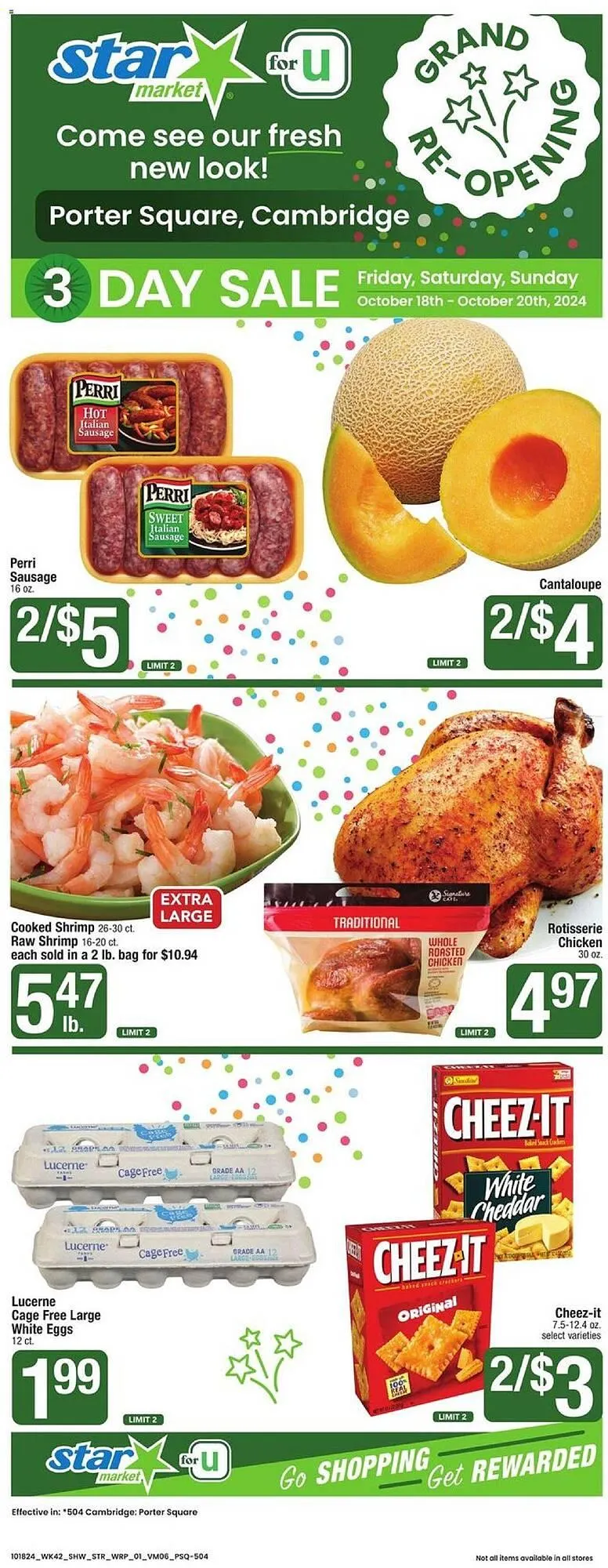 Weekly ad Star Market Weekly Ad from October 18 to October 20 2024 - Page 1