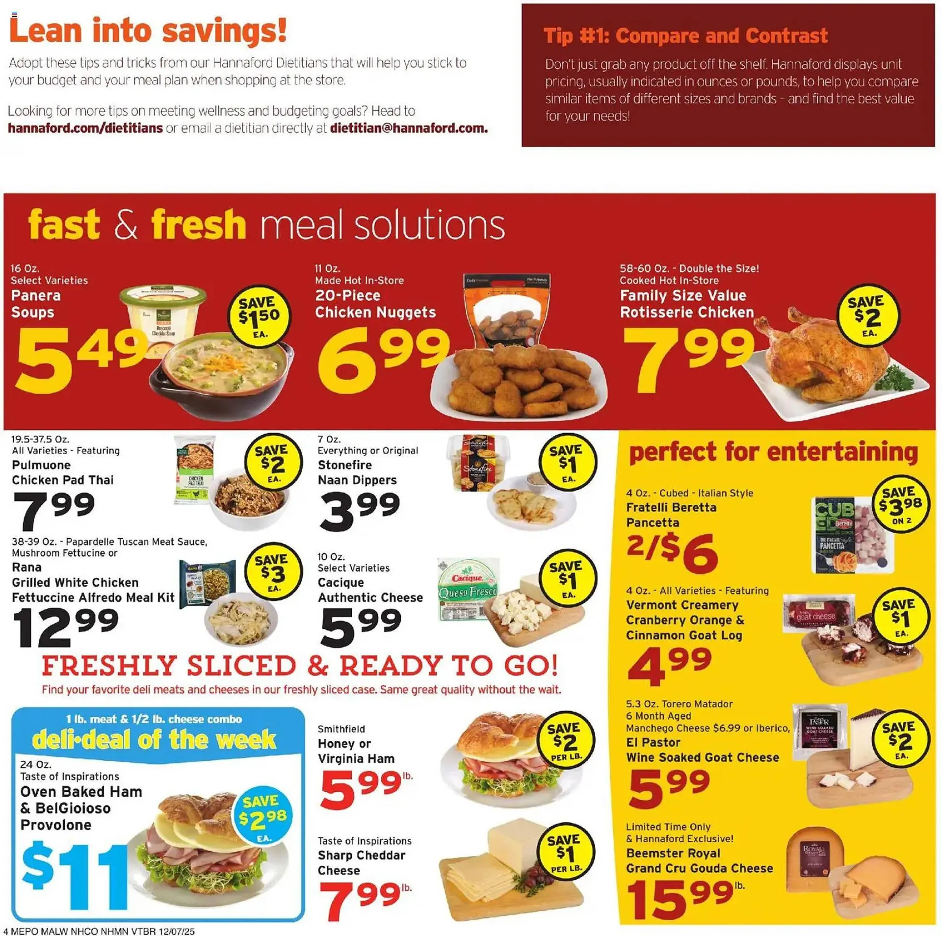 Weekly ad Hannaford flyer from December 7 to December 13 2025 - Page 4
