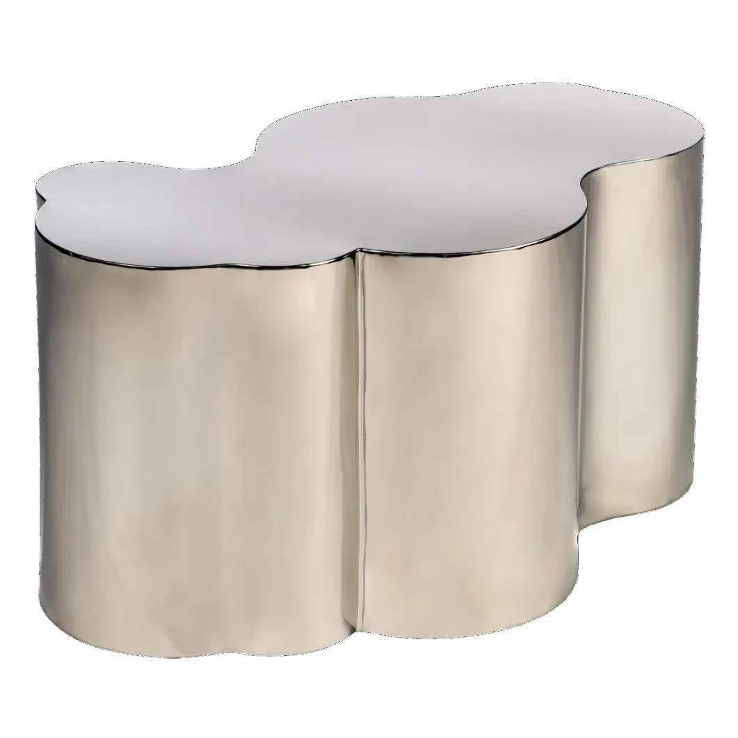 Kate Chrome Finish Coffee Table