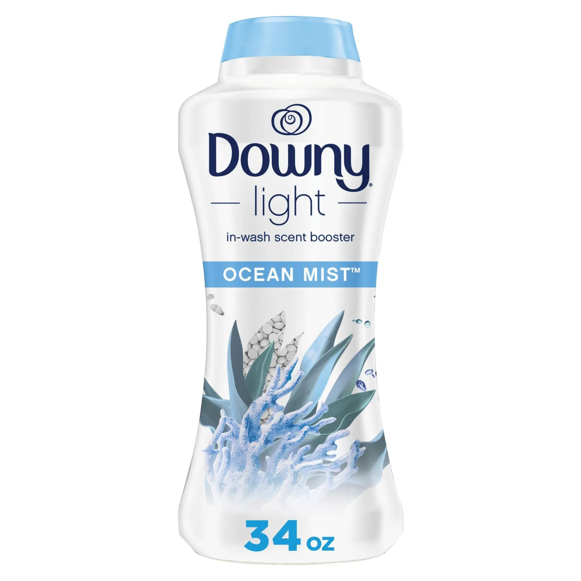Downy Light Laundry Scent Booster Beads for Washer - Ocean Mist, 34 oz.