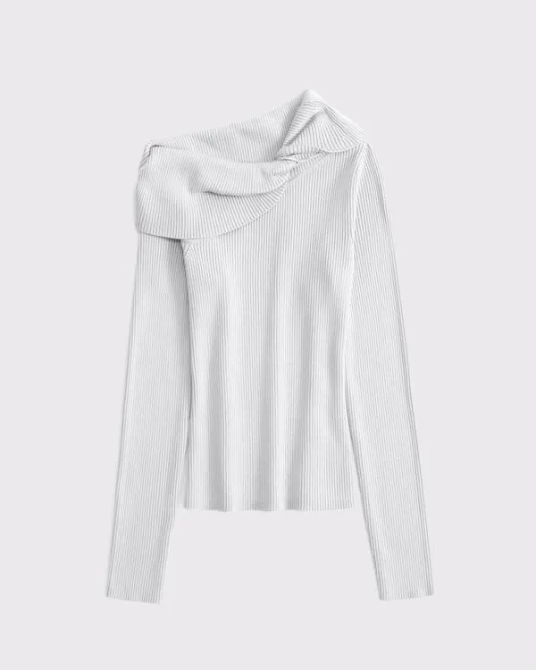 Asymmetrical Twist Sweater