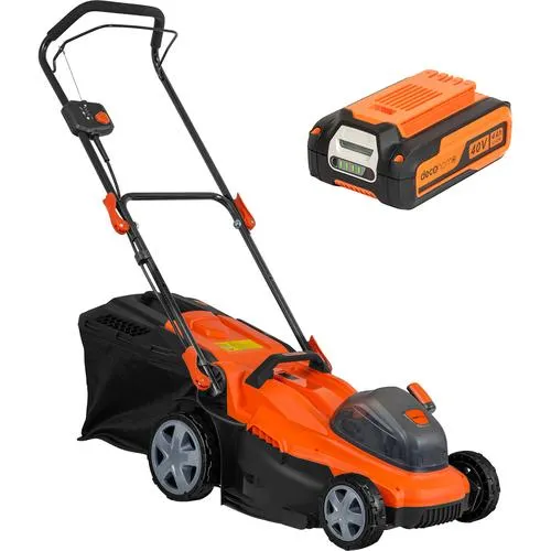 Deco Home Cordless Lawn Mower 16" Deck, 40V Battery, Push Start, 45L Grass Bag, Side Chute