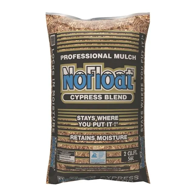 NoFloat 2-cu ft Cypress Blend Mulch