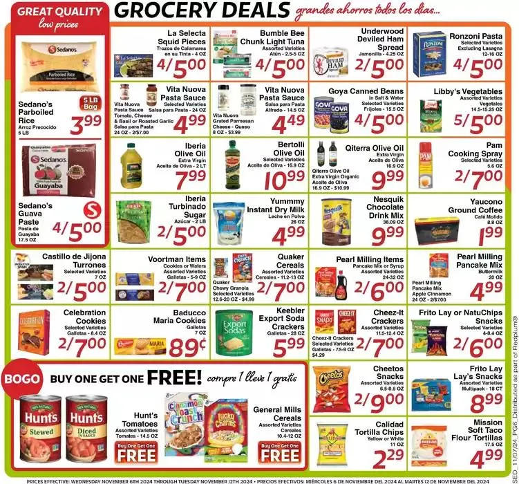 Weekly ad Sedano's weekly ad from November 6 to November 12 2024 - Page 6