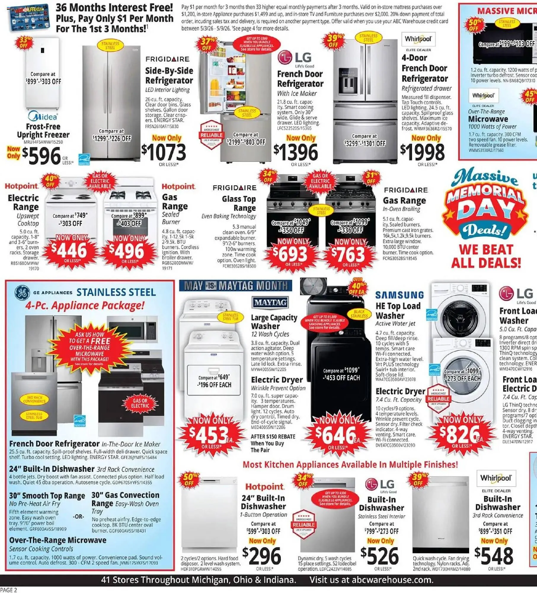 Weekly ad ABC Warehouse weekly ad from May 4 to May 10 2026 - Page 2