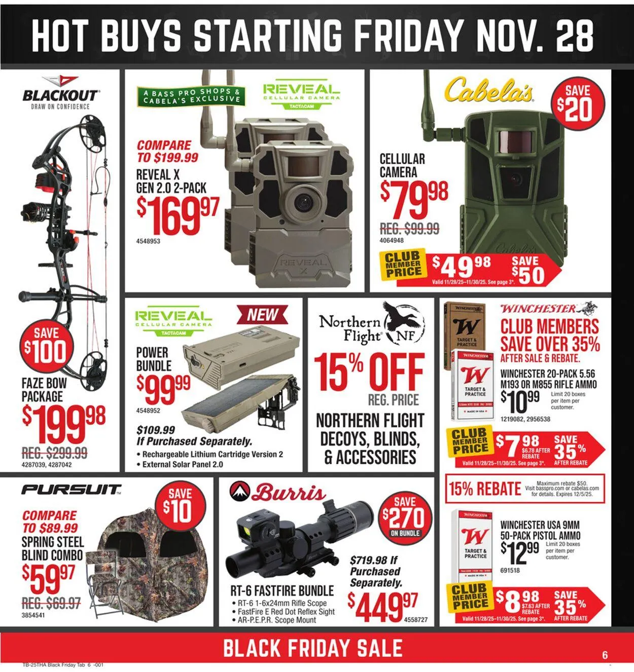 Weekly promotion Cabela's Current weekly ad spanning from November 24 to November 30 2025 - Page 5 for Catalogue 365