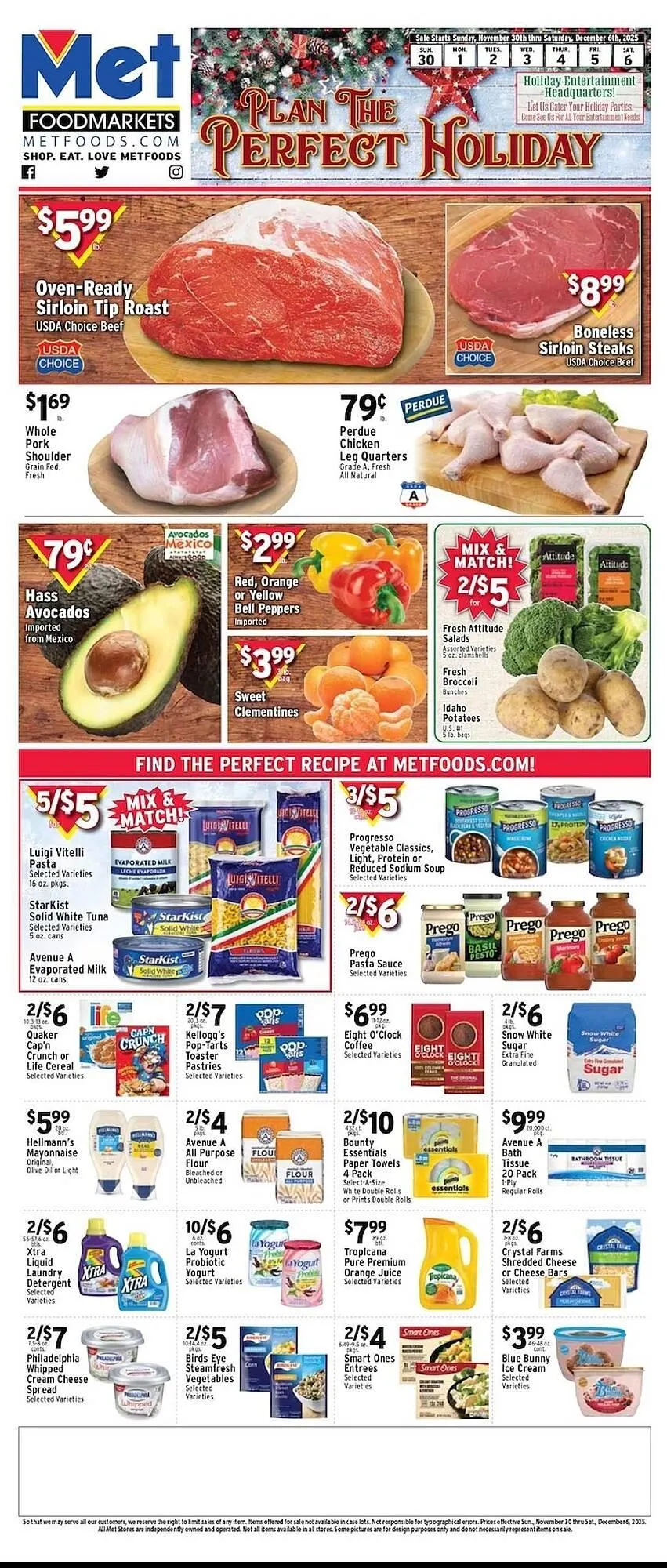 Weekly ad Met Foodmarkets weekly ad from November 30 to December 6 2025 - Page 1