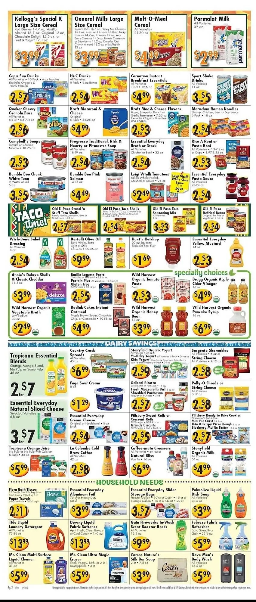 Weekly ad Ideal Food Basket circular from September 12 to September 18 2025 - Page 2