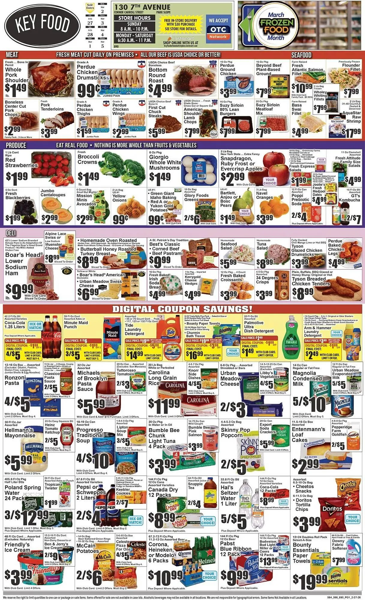 Weekly ad Key Food circular from February 28 to March 5 2026 - Page 1