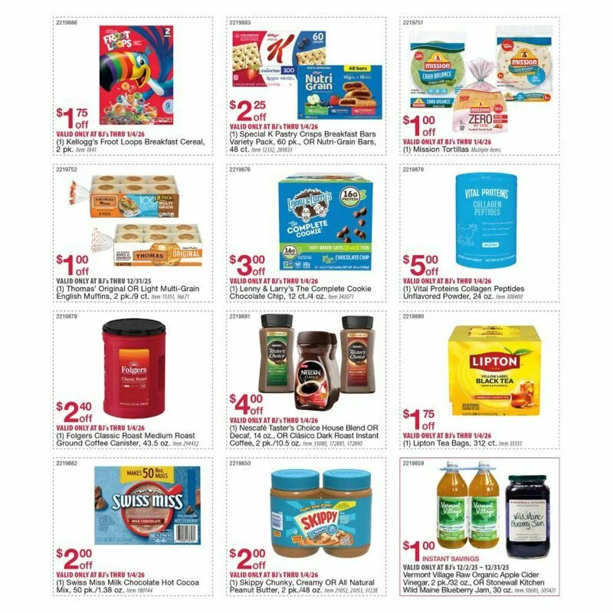 Weekly promotion BJ's spanning from December 12 to December 26 2025 - Page 22 for Catalogue 365