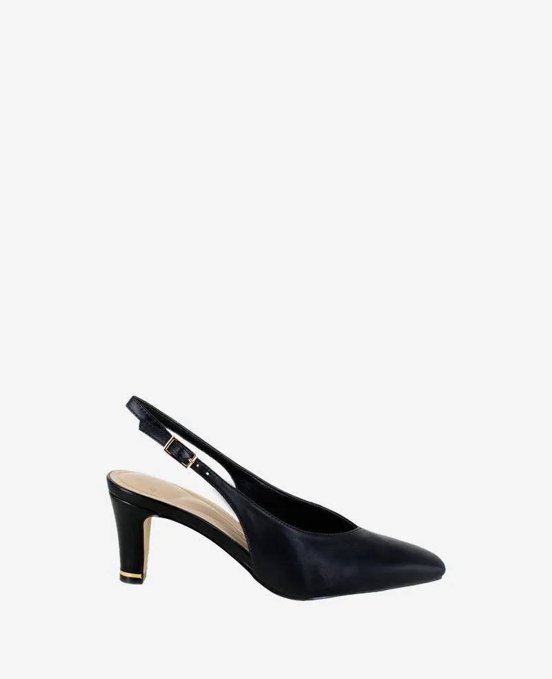 Meilani Leather Point Toe Slingback