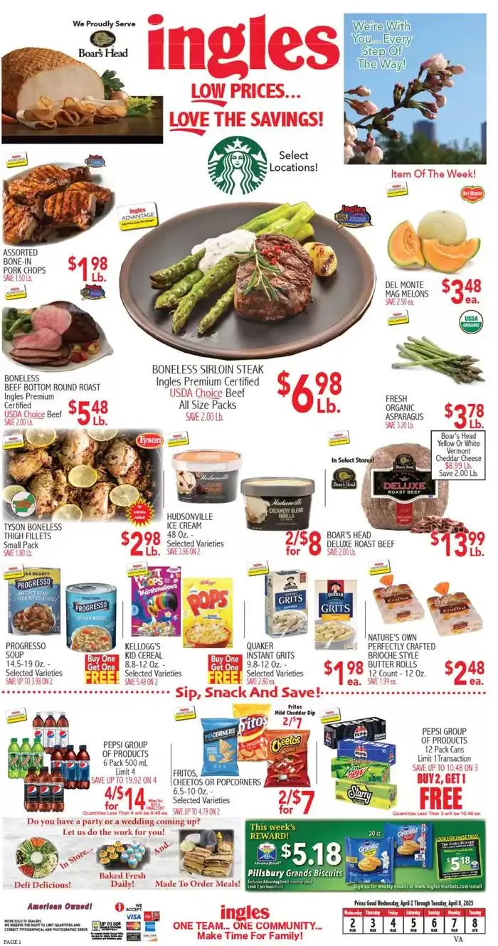 Weekly ad Save now with our deals from April 2 to April 8 2025 - Page 1