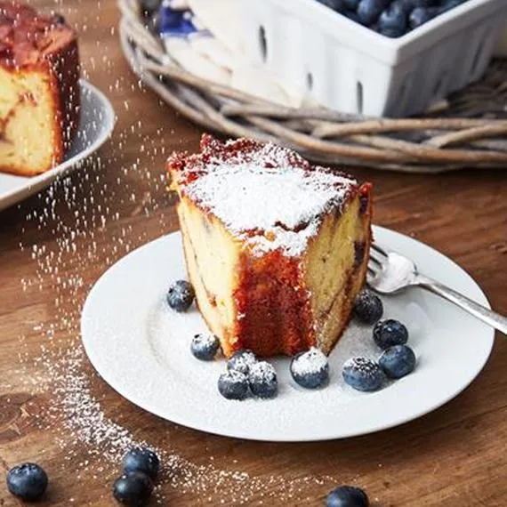 My Grandma's Blueberry Coffee Cake