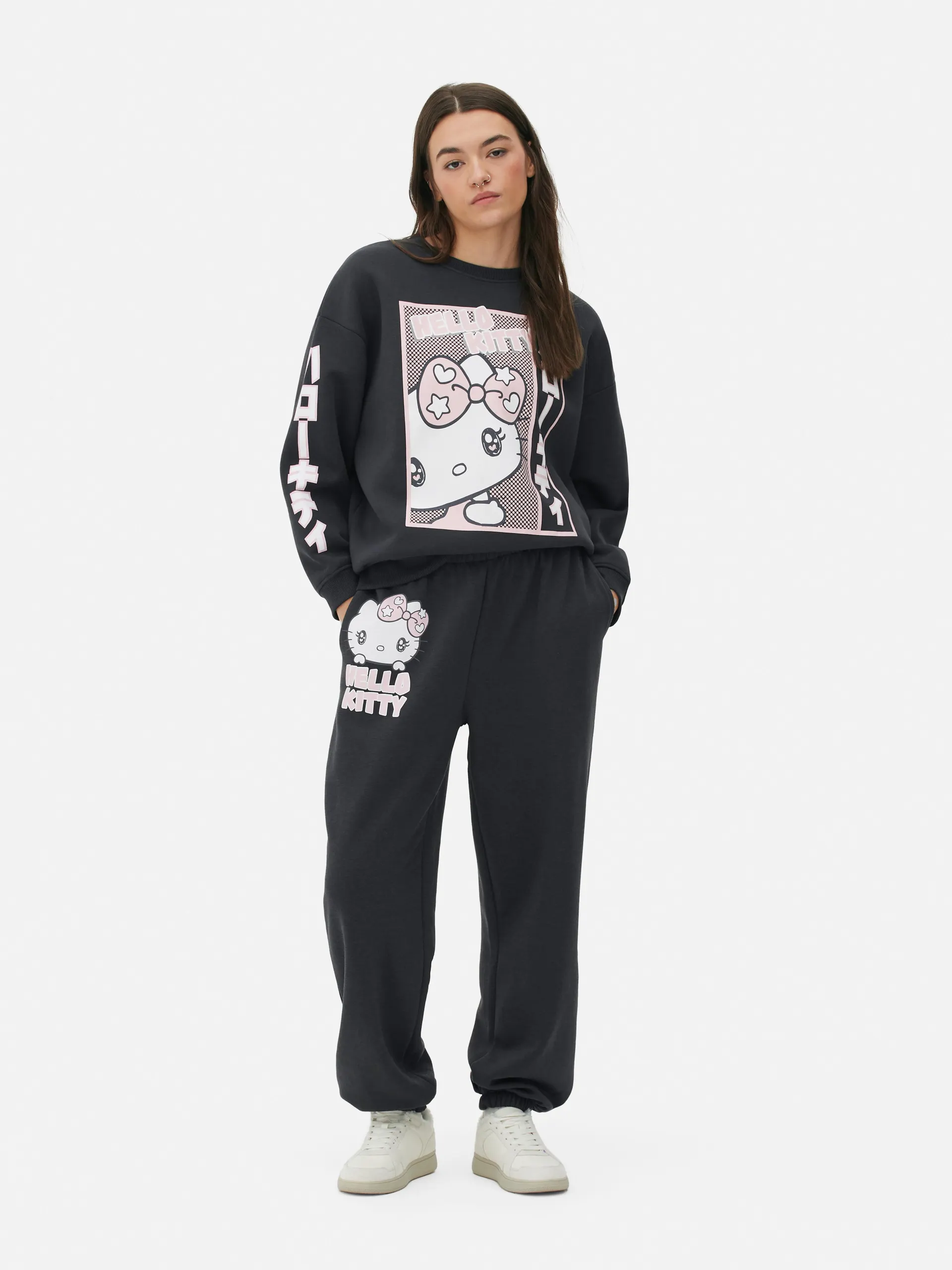 Sudadera extragrande a juego de Hello Kitty