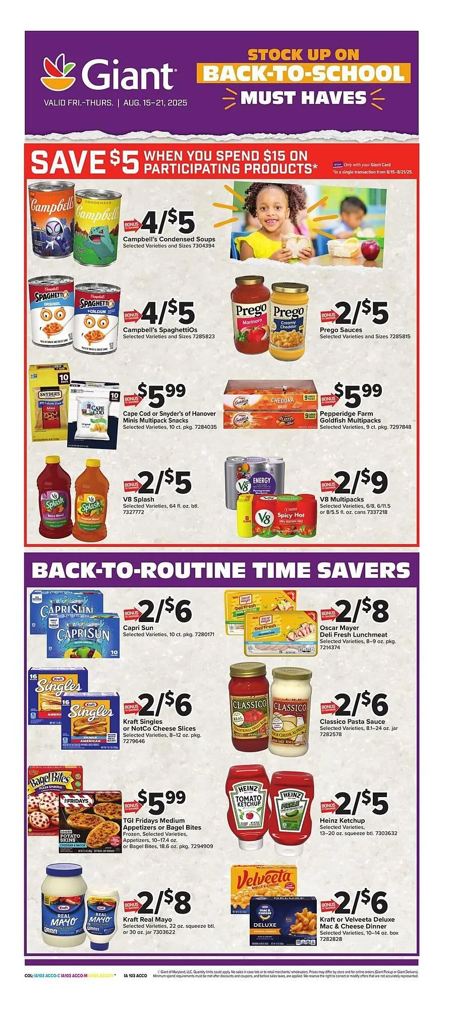 Weekly ad Giant Food Weekly Ad from August 15 to August 21 2025 - Page 13
