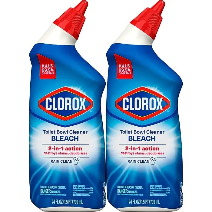 Clorox Disinfecting Toilet Bowl Cleaner with Bleach,