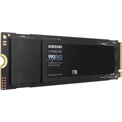 Samsung 1TB 990 EVO PCIe 4.0 x4 / 5.0 x2 M.2 Internal SSD