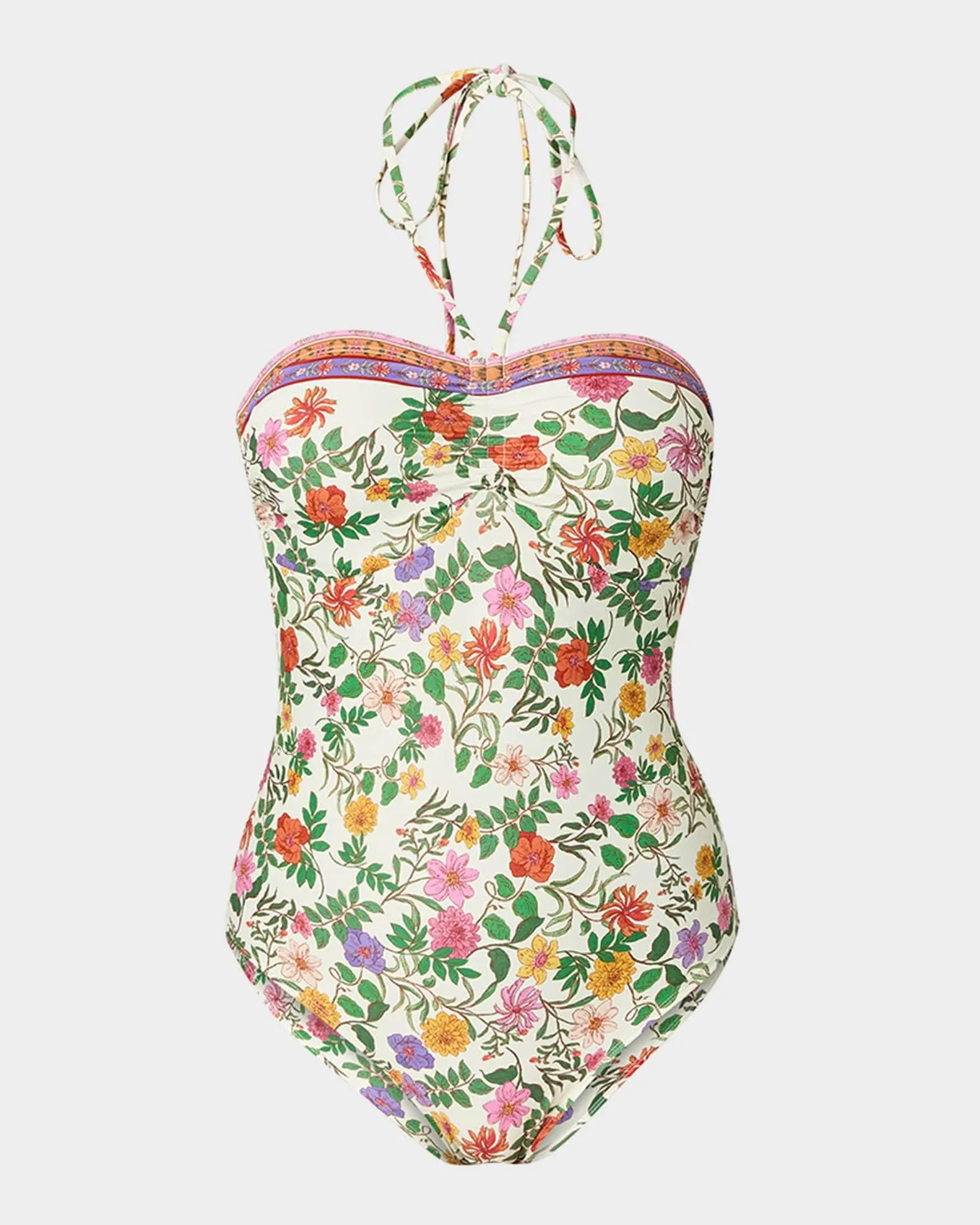 Cinched One-Piece Swimsuit